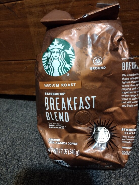 Starbucks Other - Starbucks Breakfast Blend Medium Roast Ground Coffee 12 OZ